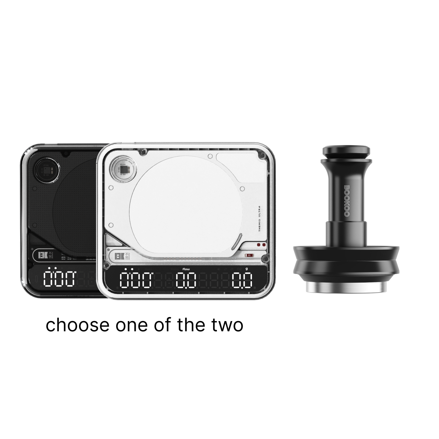 BOOKOO Themis Ultra Coffee Scale & PUCKGO 3-in-1 Tamper Set BOOKOO